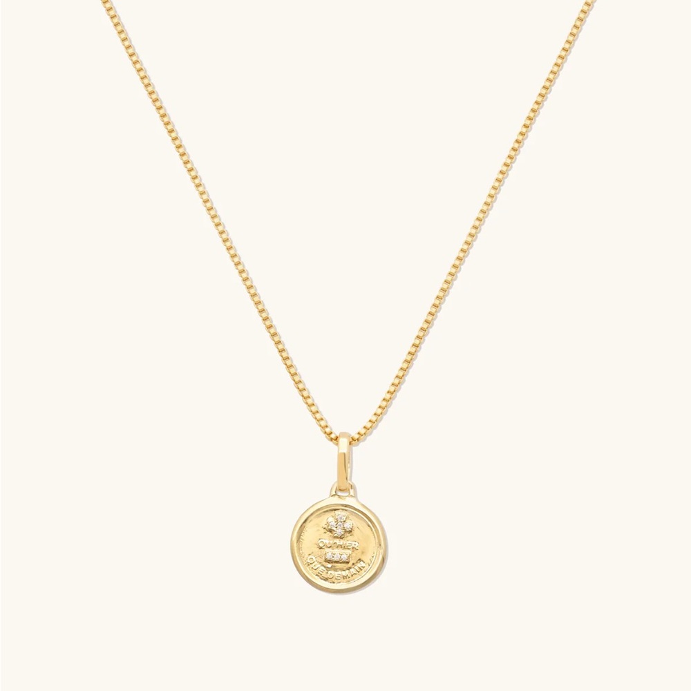 Leah Alexandra Love token necklace